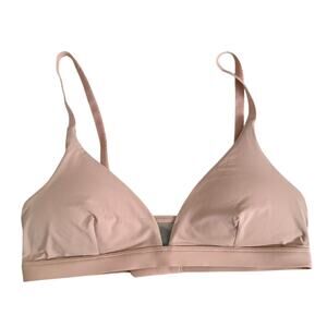 NWOT PEPPER Nude Laidback Triangle Lounge Comfort Bra w/ Adjustable Straps-Small
